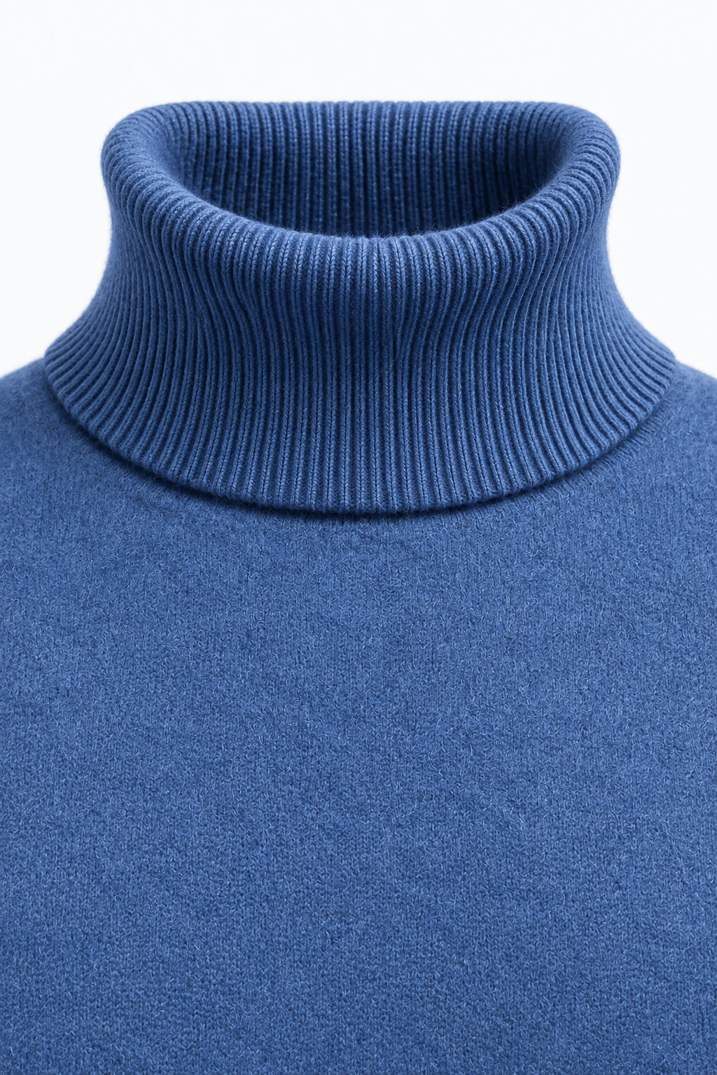 Paravi Wool Turtleneck Denim Blue