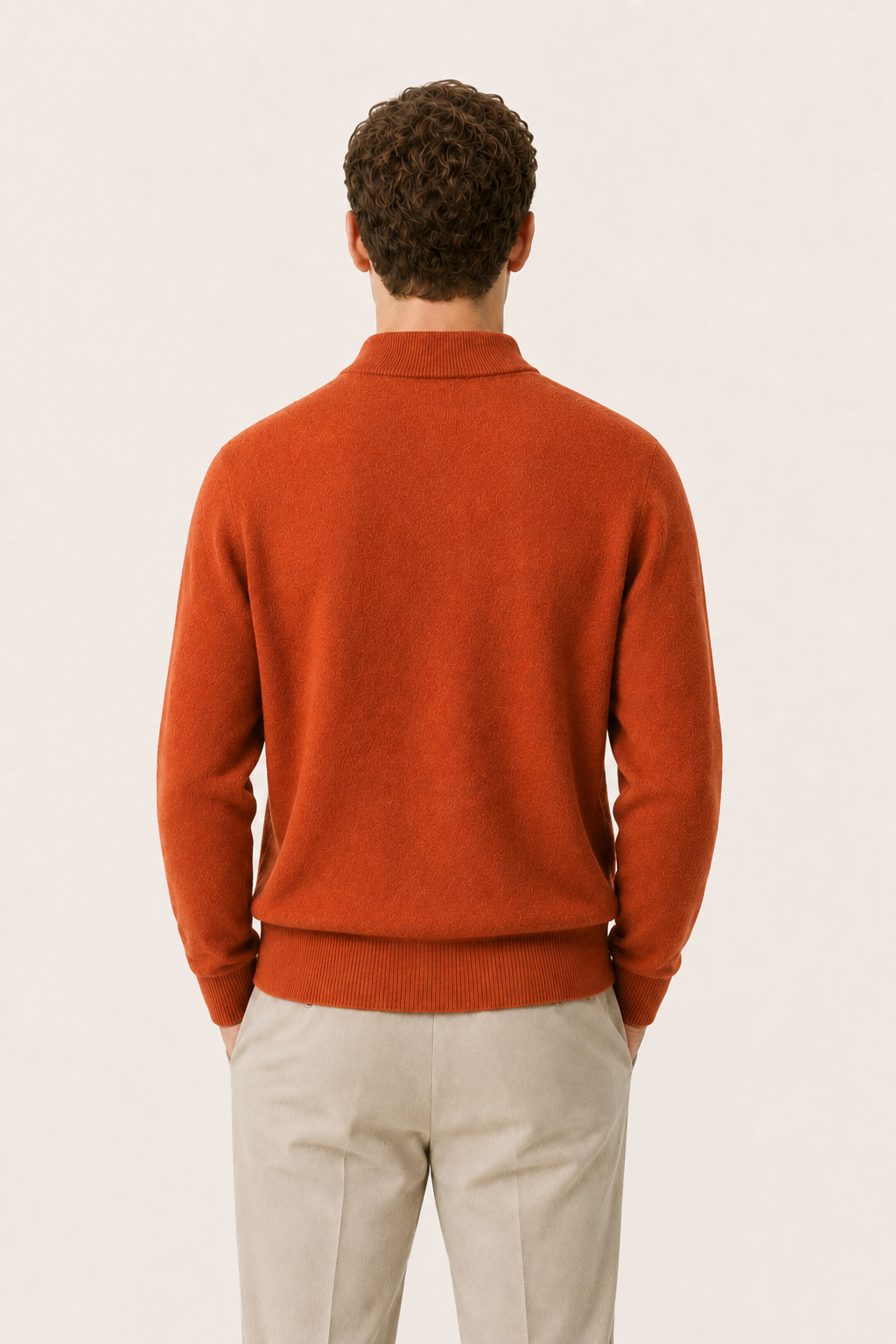 Arelio Mock Neck Terracotta