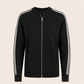 Darilo Wool Zip Knit Black