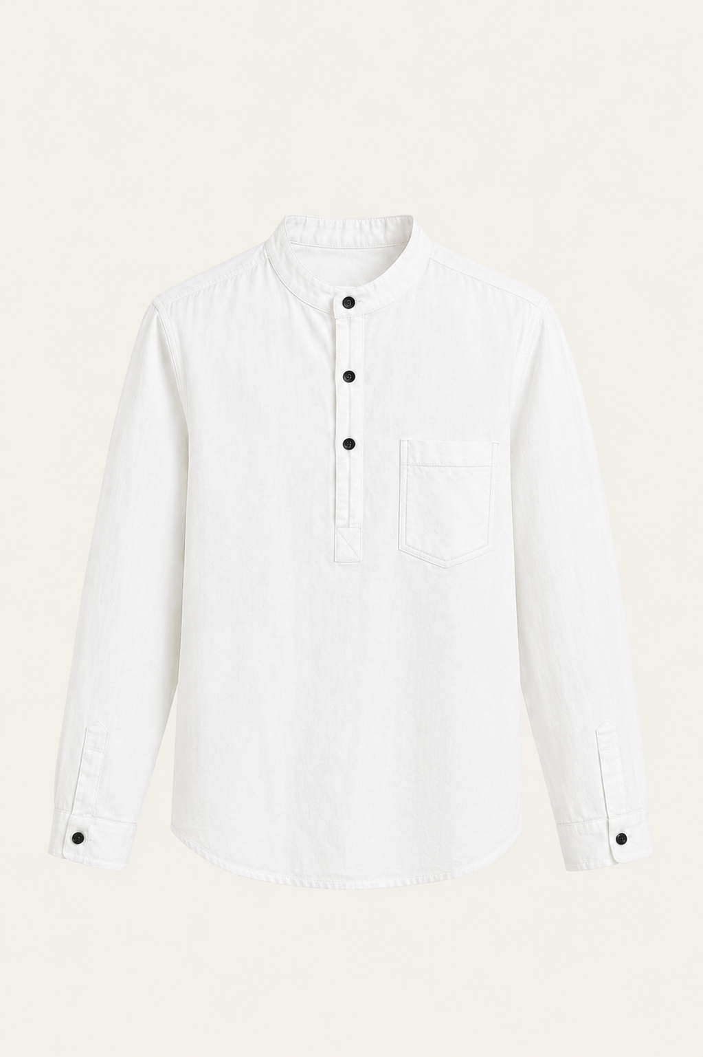 Gavero Quarter Shirt White