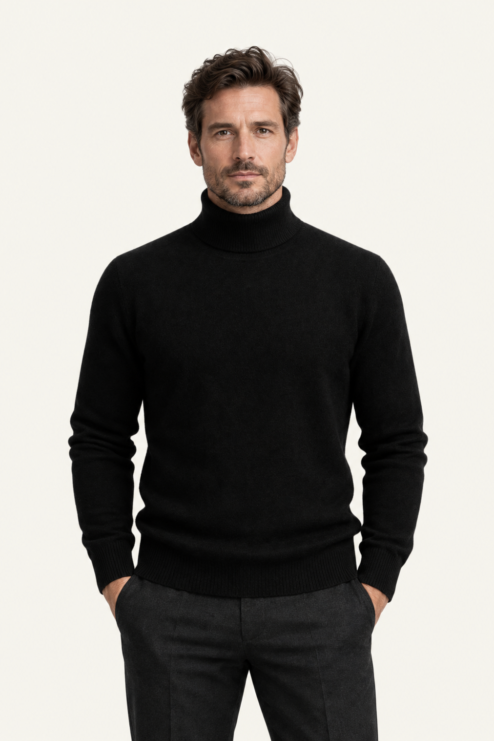Paravi Wool Turtleneck Black