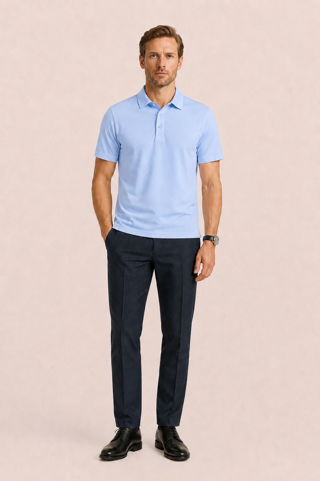 Nylaro Polo Sky Blue