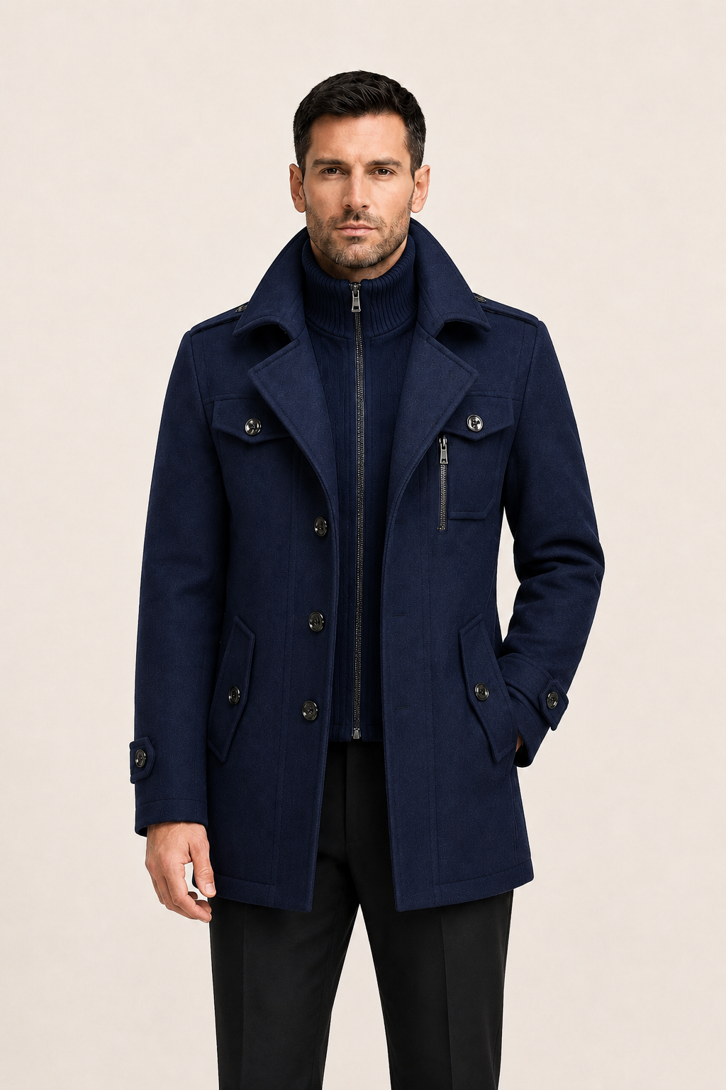 Celano Field Coat Navy