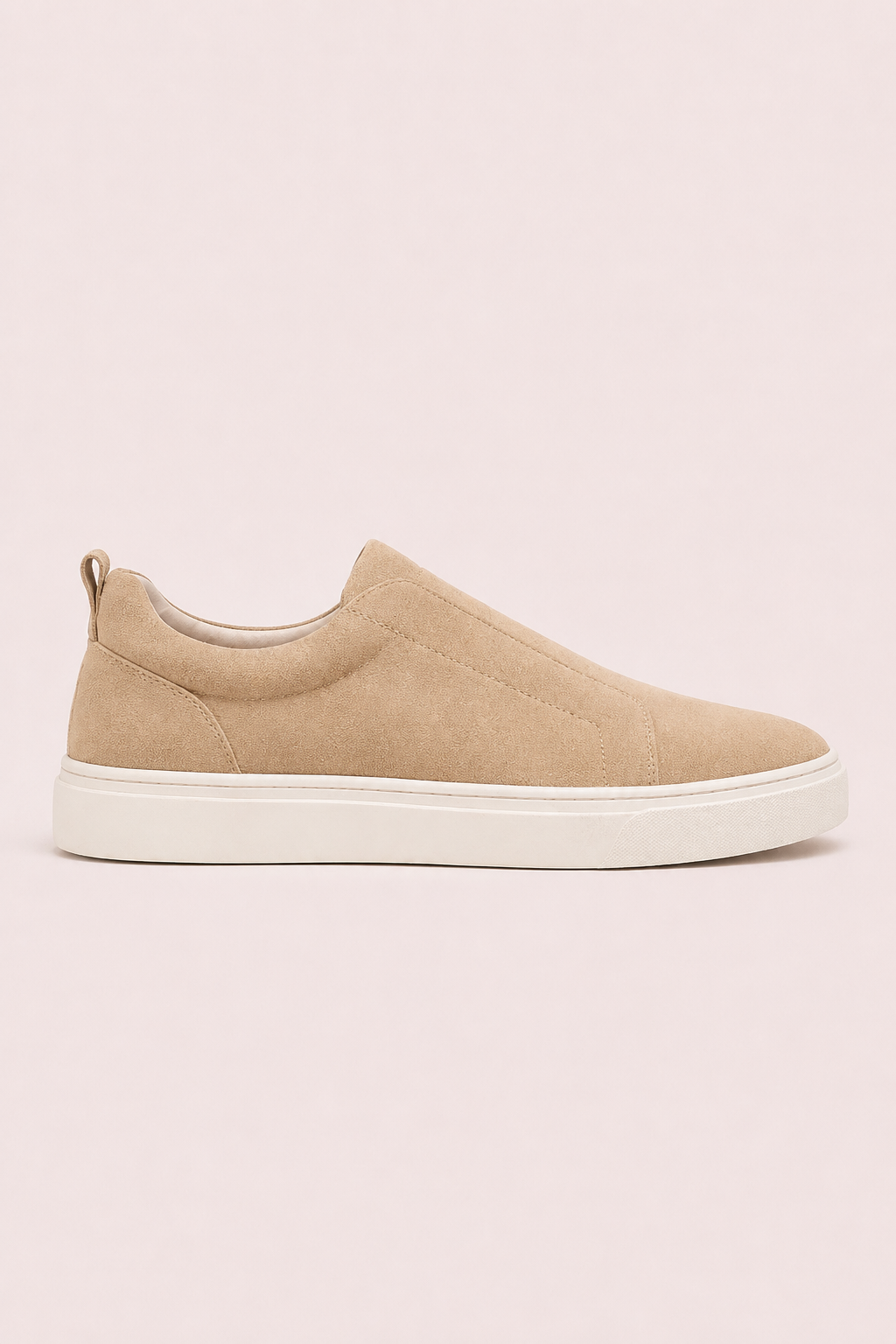 Levani Suede Slip-On Beige