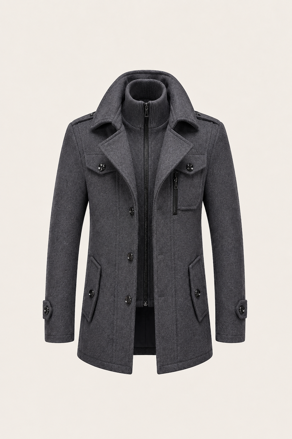 Celano Field Coat Grey