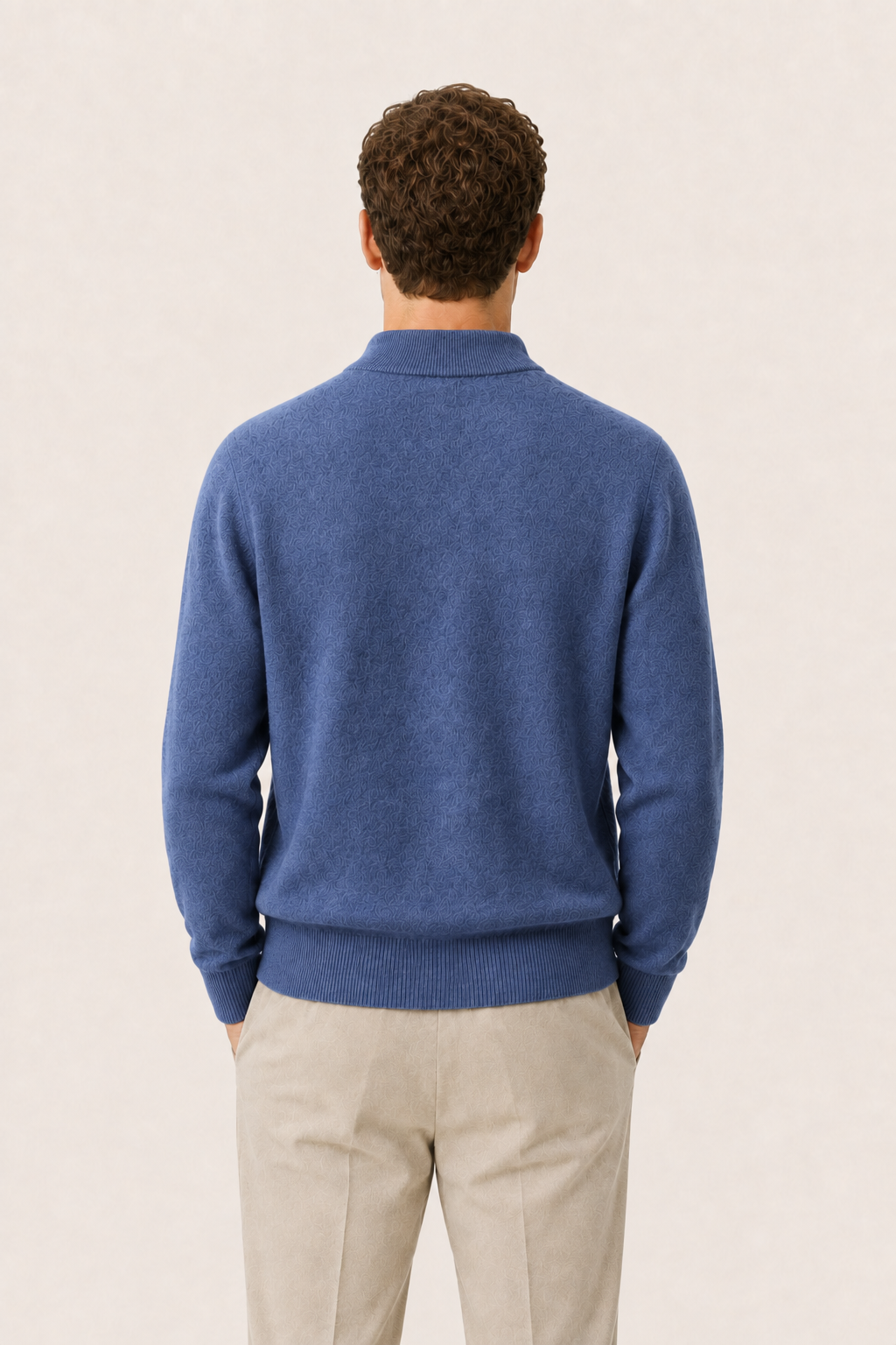Arelio Mock Neck Cobalt