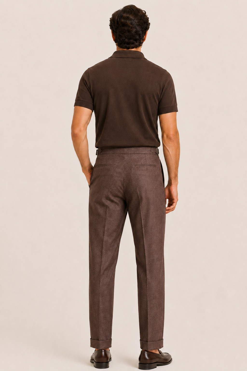 Laveno Linen Trousers Brown