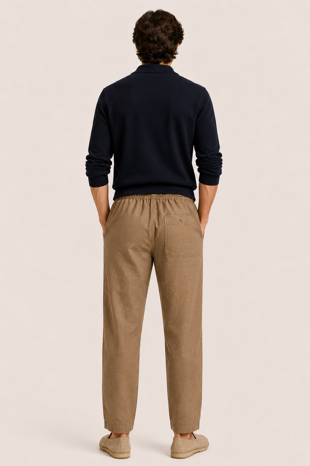 Pinaro Linen Trousers Camel
