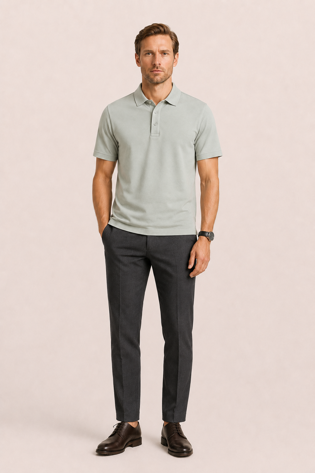 Nylaro Polo Medium Grey