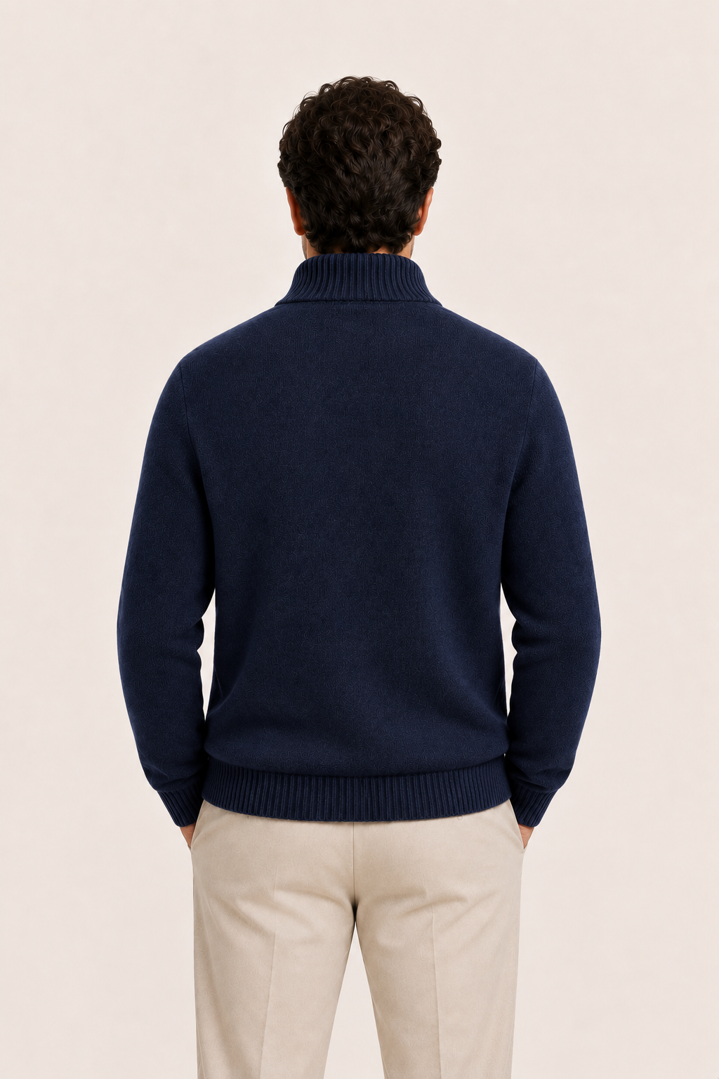 Javino Cashmere Cardigan Navy