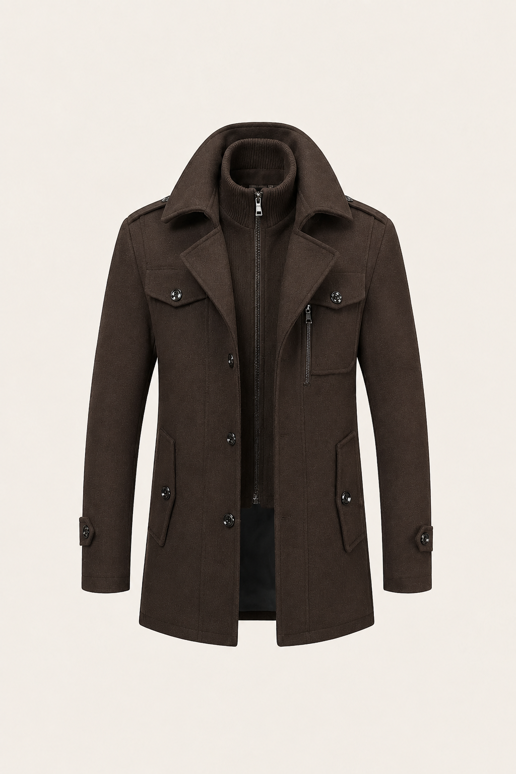 Celano Field Coat Brown
