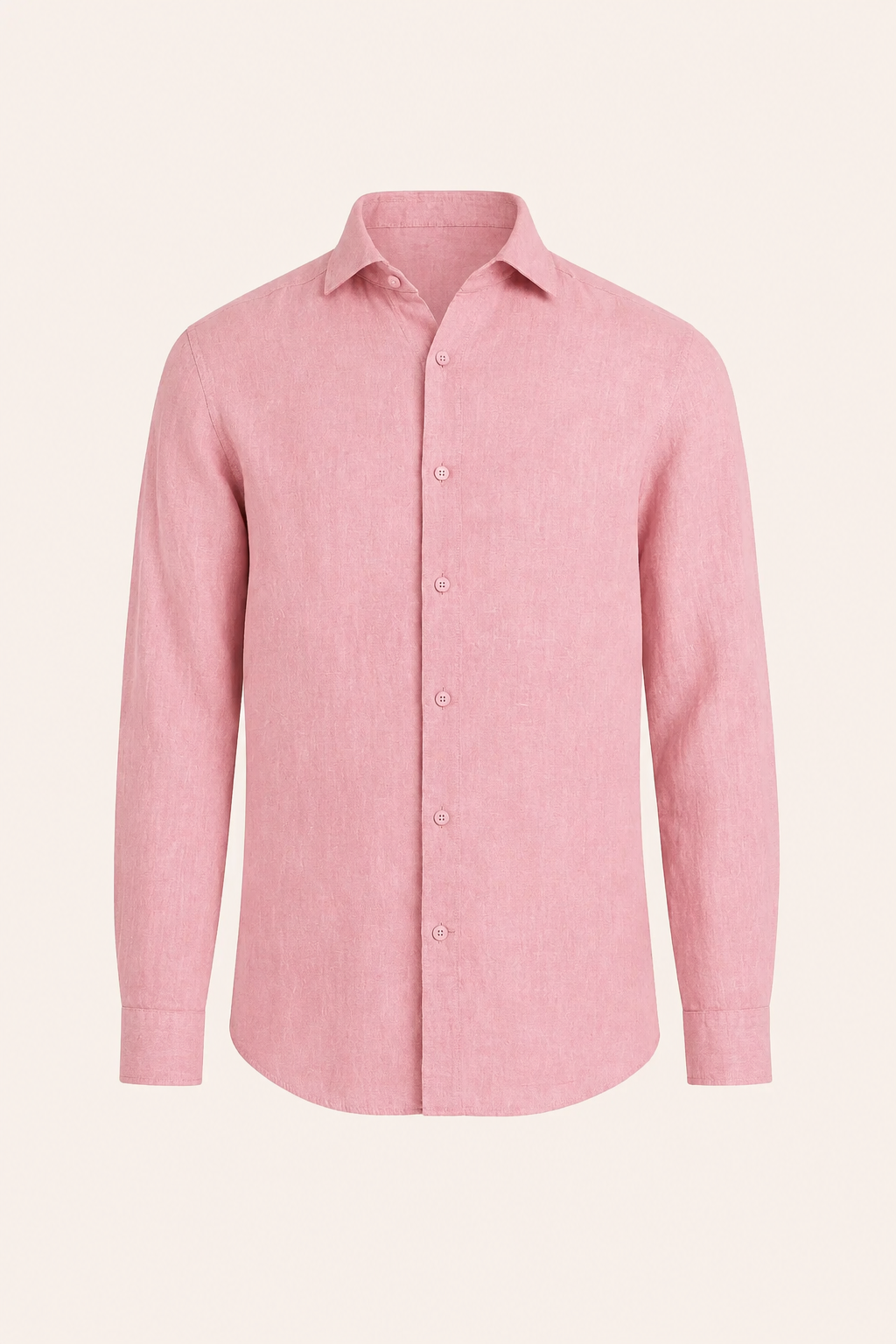 Avari Linen Shirt Salmon