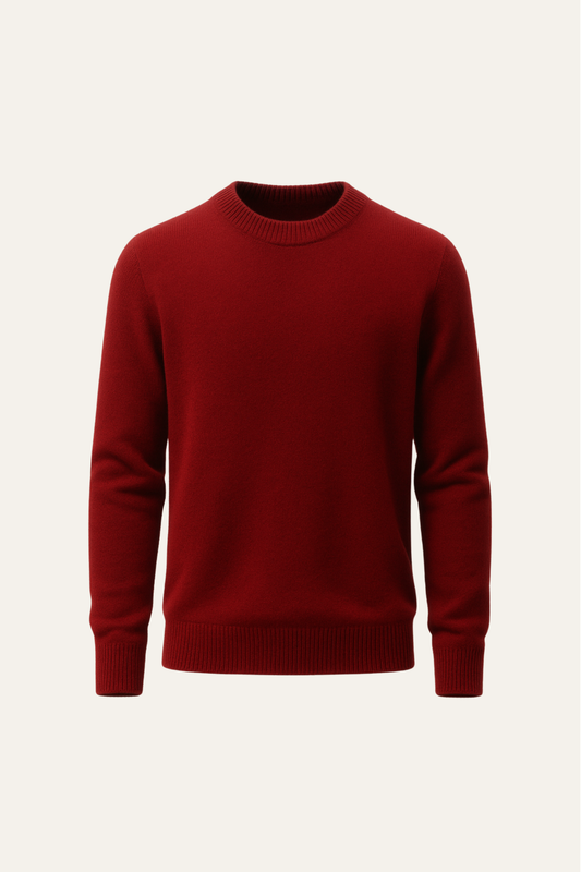 Averin Cashmere Knit Burgundy