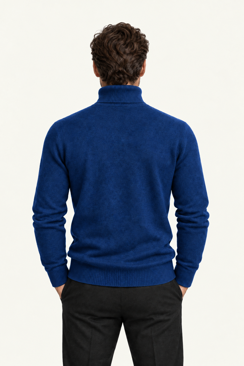 Paravi Wool Turtleneck Royal Blue