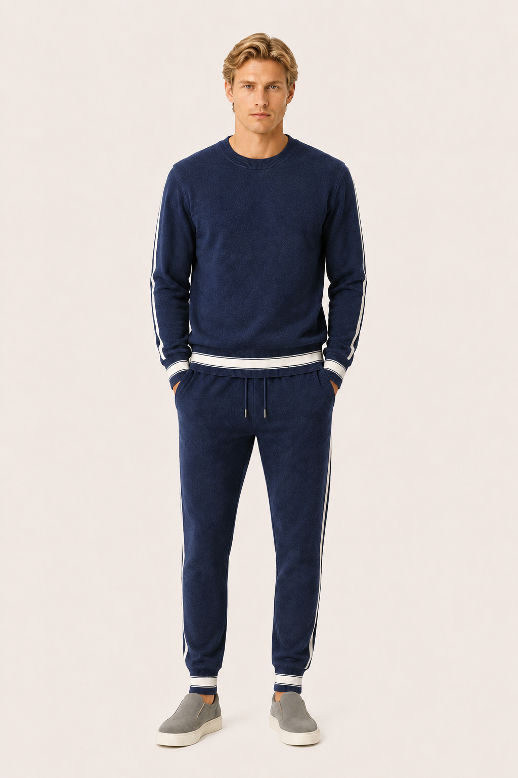 Ladore Cashmere Set Navy