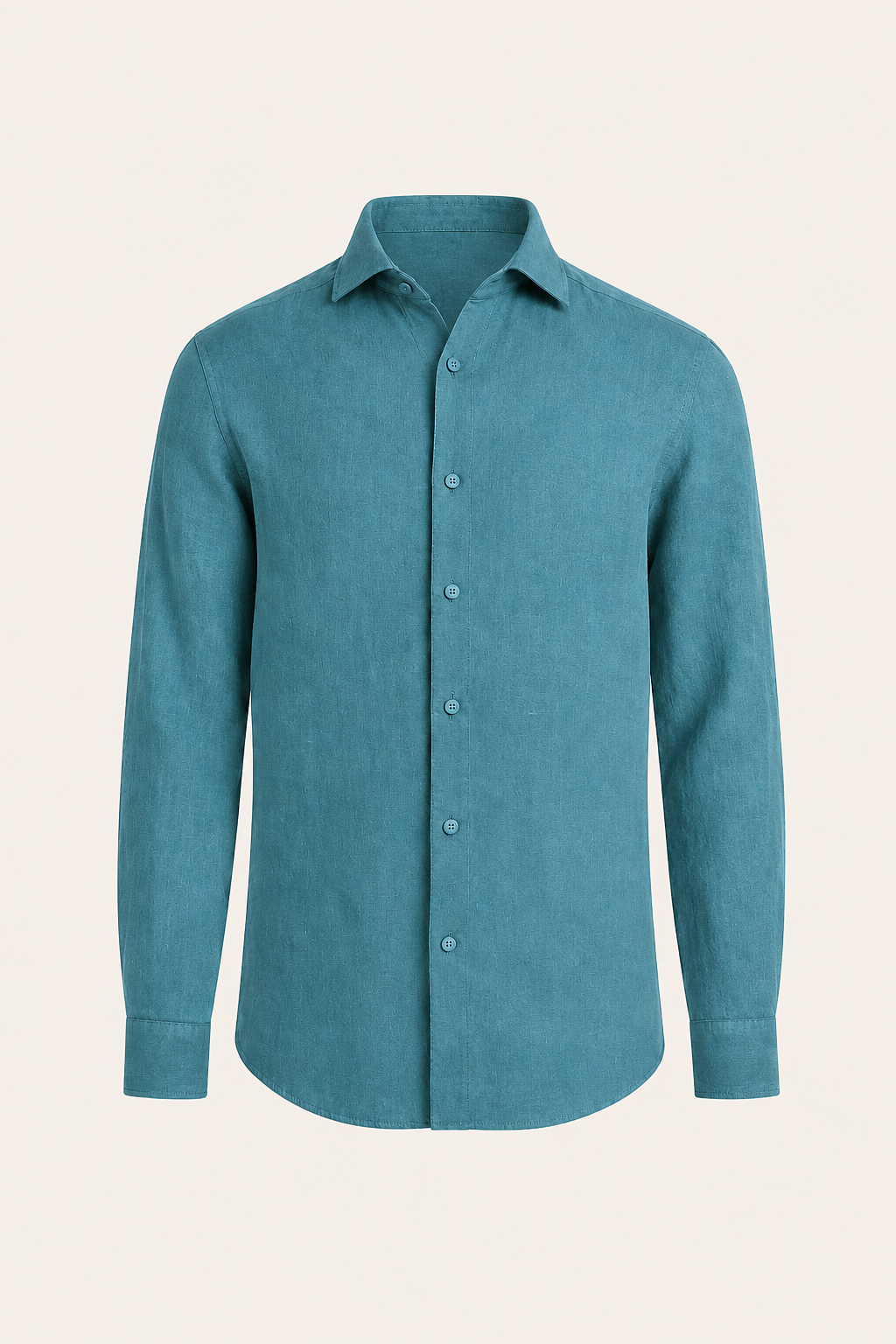 Avari Linen Shirt Turquoise