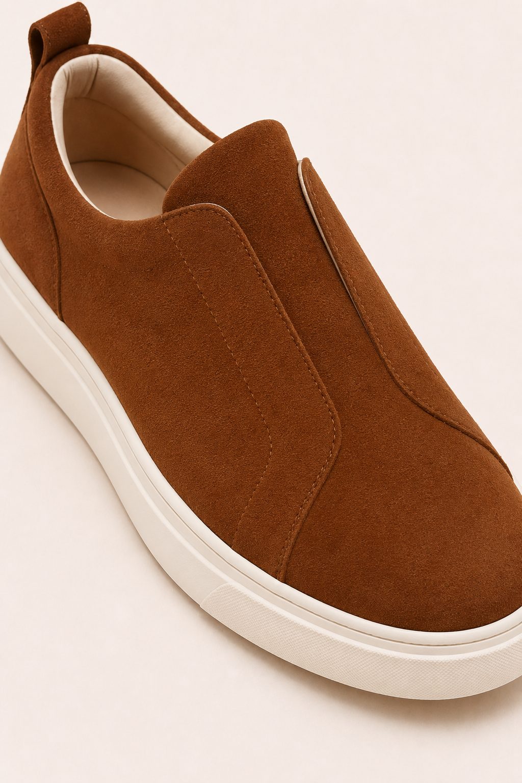 Levani Suede Slip-On Brown