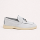 Rovain Buckled Loafers Ice Grey