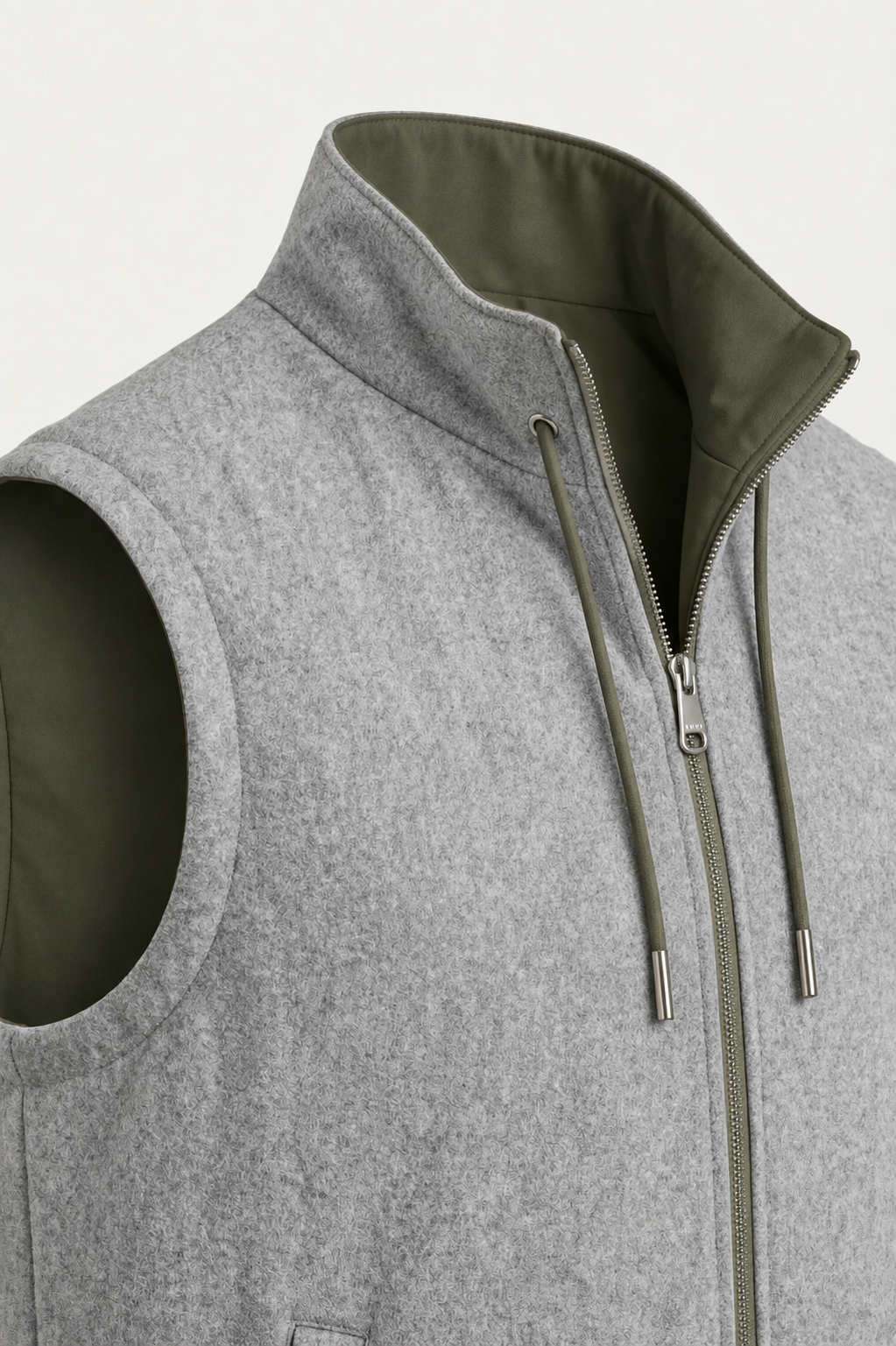 Reviro Reversible Vest Green