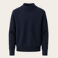 Aurelio Mock Neck Navy