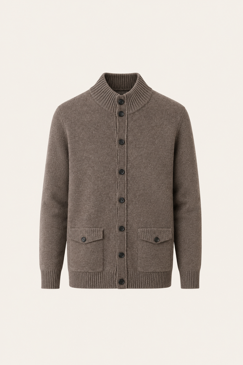 Javino Cashmere Cardigan Mocha
