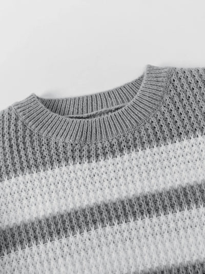 Ladore - Pull rayé en tricot pour hommes