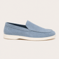 Bavaro Suede Loafers Light Blue