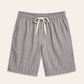 Nerivo Linen Striped Short Grey