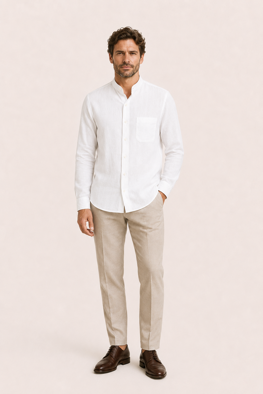 Yvero Linen Shirt White