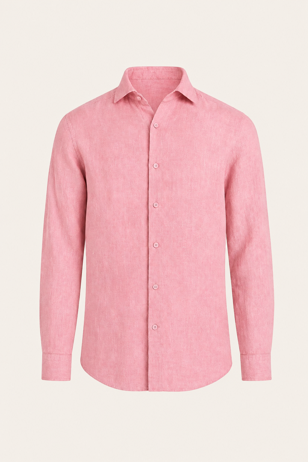 Avari Linen Shirt Salmon