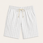 Nerivo Linen Striped Short White