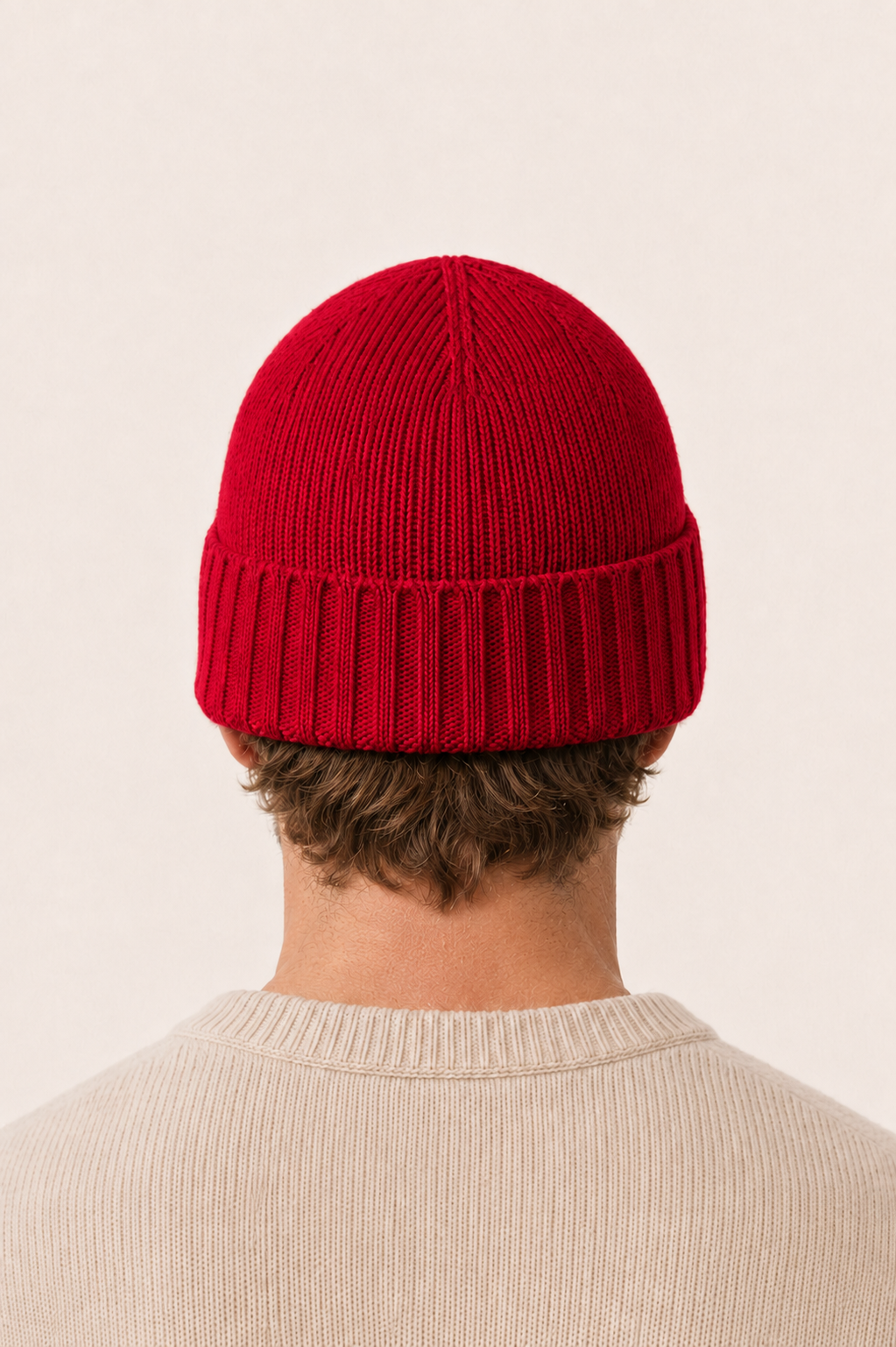 Ivaro Cashmere Beanie Red