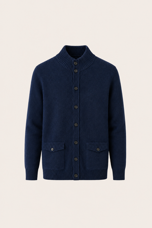 Javino Cashmere Cardigan Navy