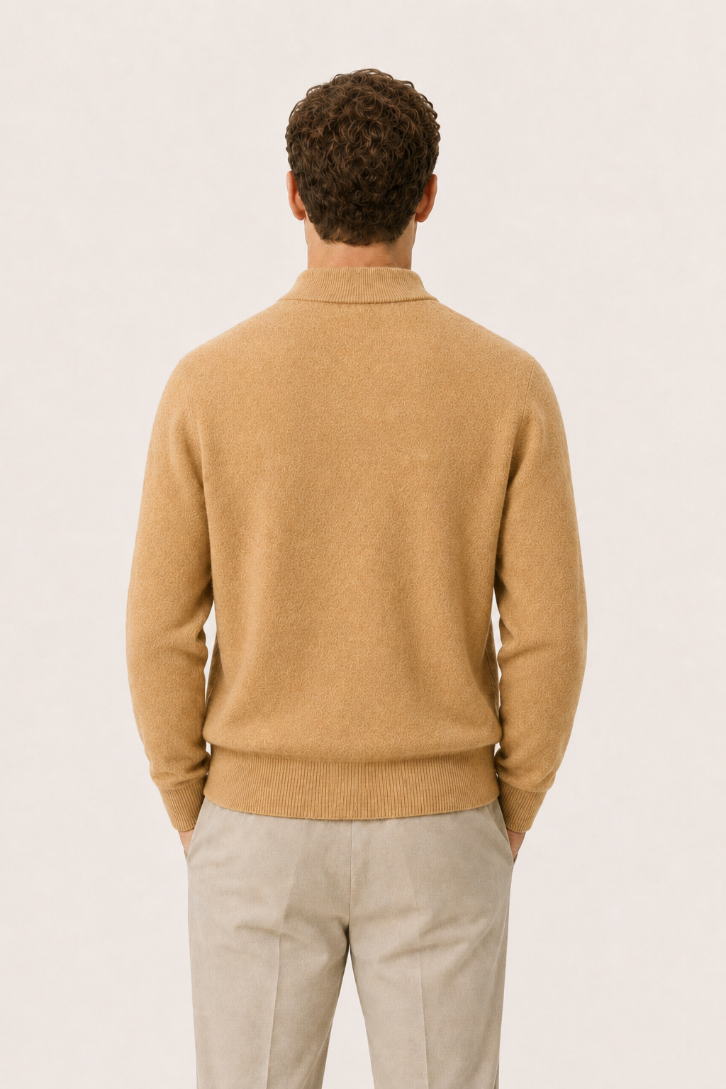 Arelio Mock Neck Camel
