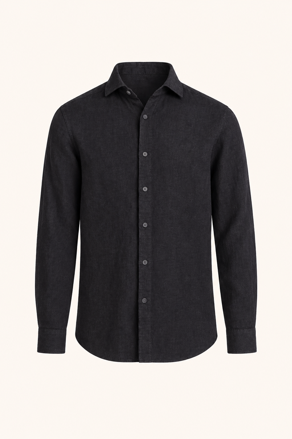 Avari Linen Shirt Black