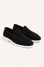 Bavaro Suede Loafers Black