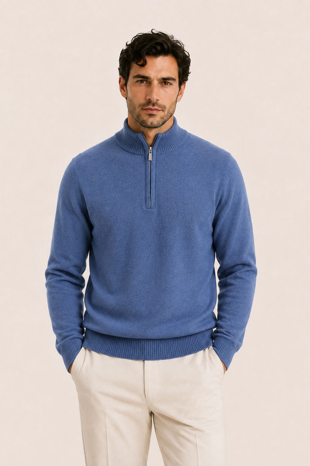 Calero Quarter-Zip Blue