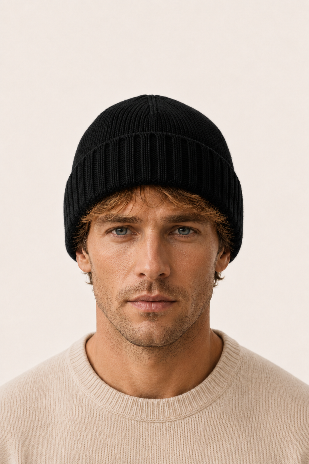 Ivaro Cashmere Beanie Black