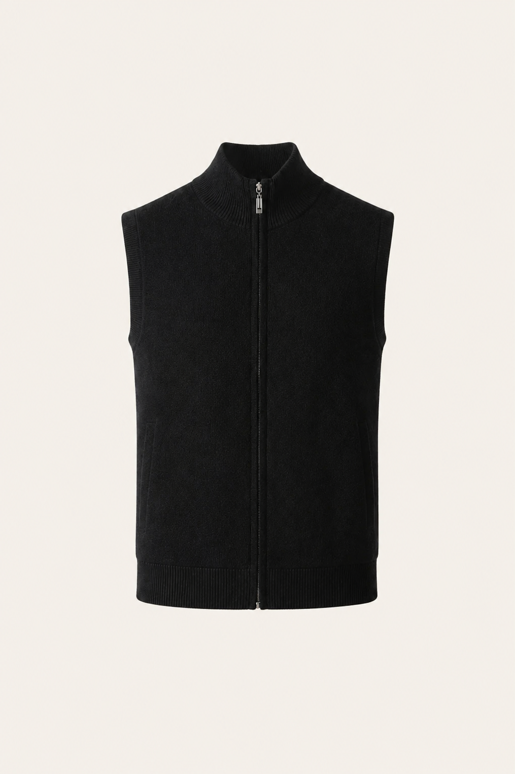 Avenor Wool Vest Black