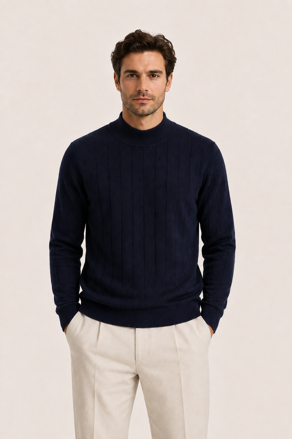 Corani Semi-Turtleneck Navy