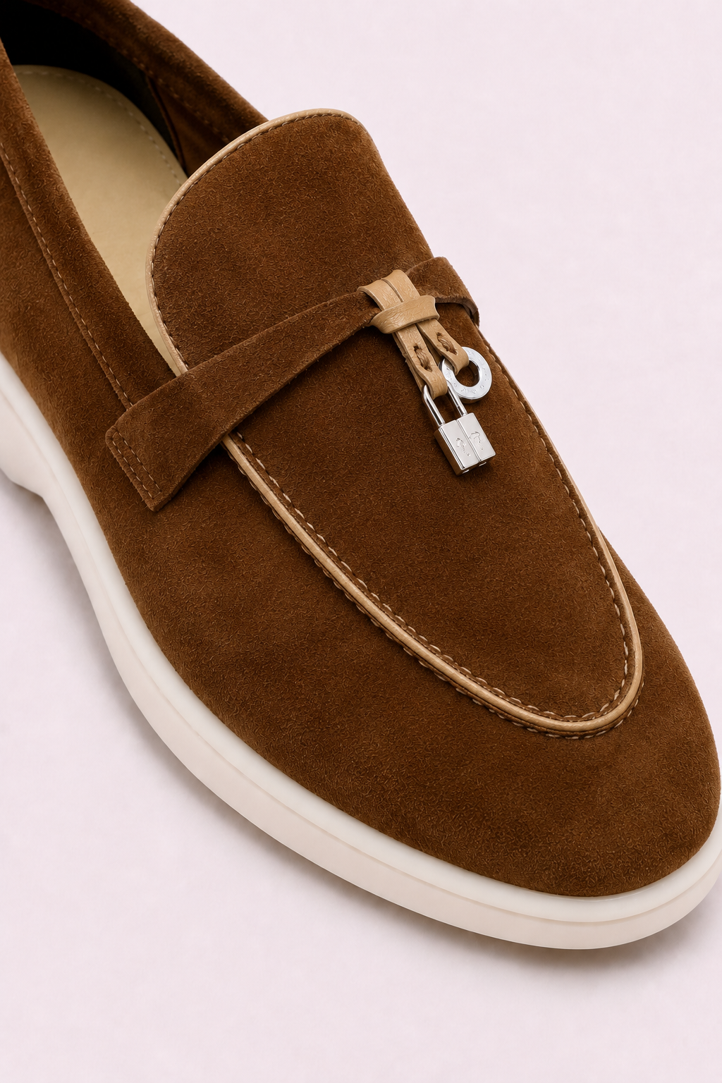 Rovain Buckled Loafers Chestnut Brown