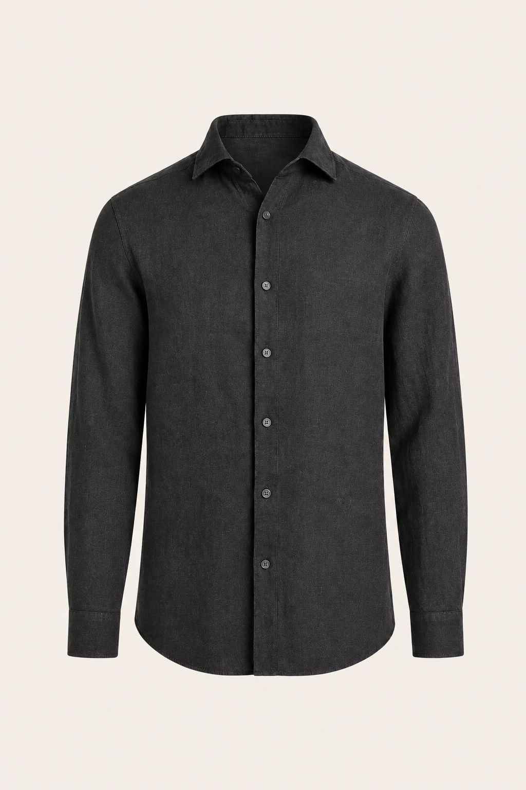 Avari Linen Shirt Charcoal