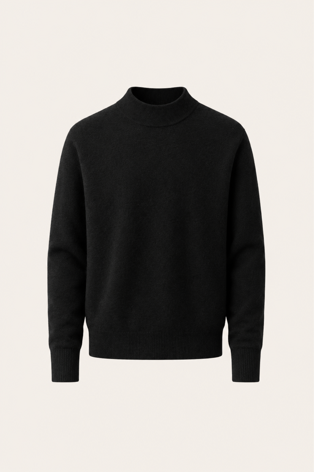 Arelio Mock Neck Black