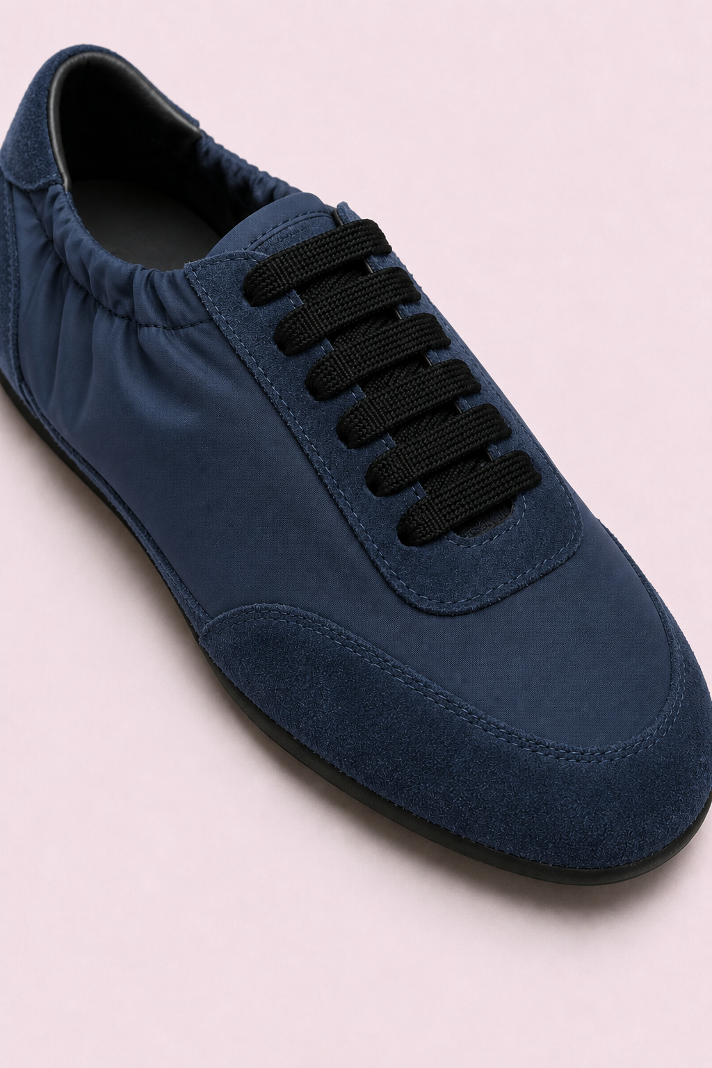 Verano Leather Sneakers Navy