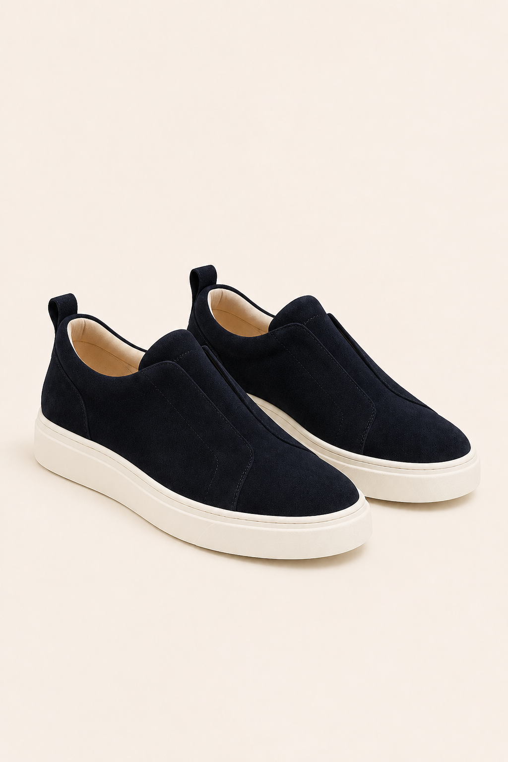 Levani Suede Slip-On Navy