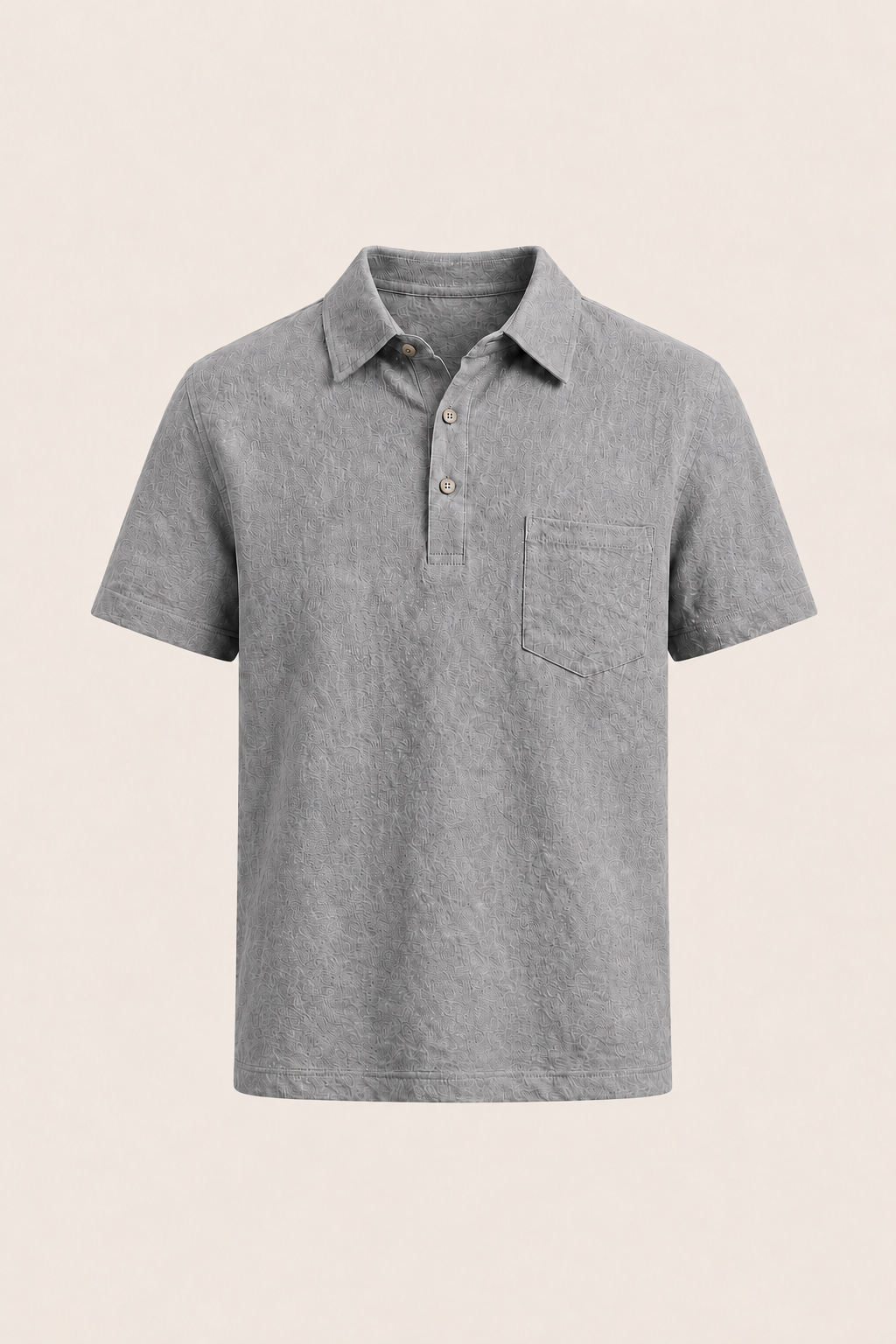 Linano Linen Polo Grey