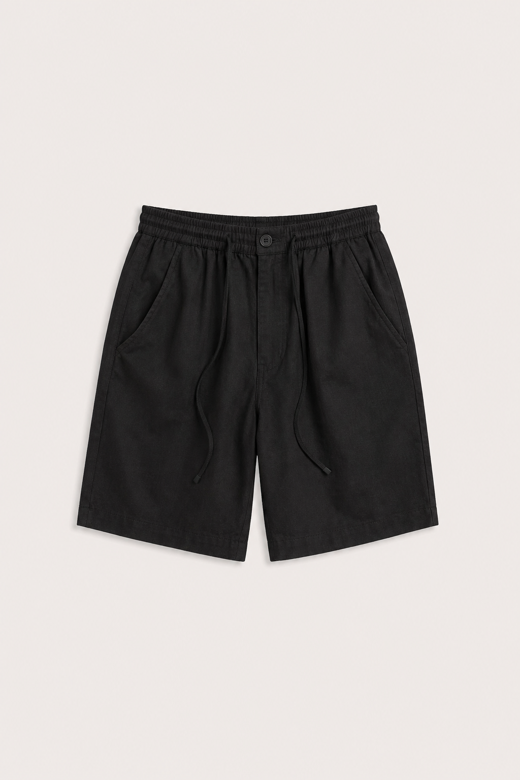 Levano Linen Short Black