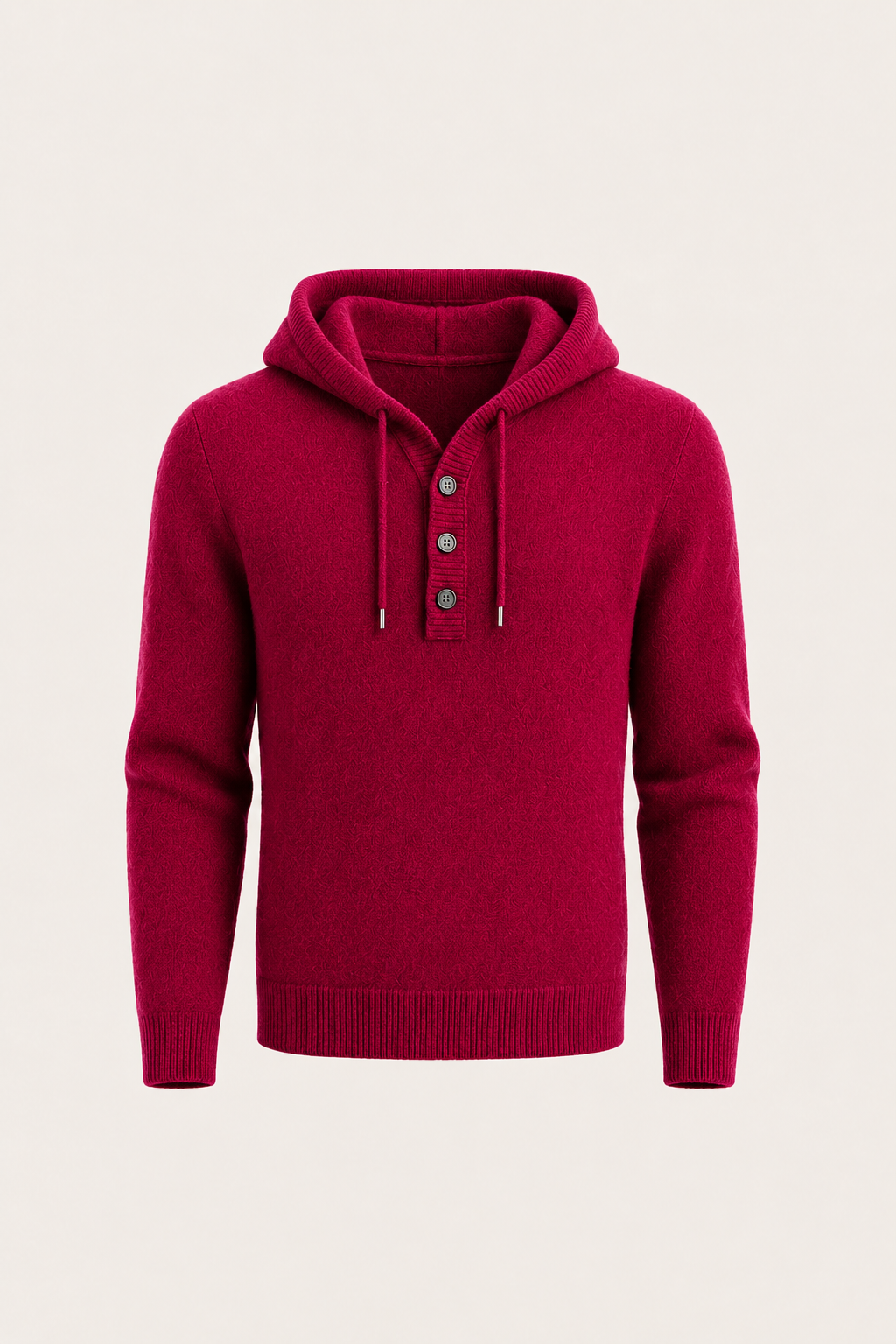 Avaro Hooded Knit Burgundy