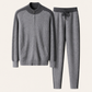 Ladore Cashmere Zip Set Grey / Dark Grey