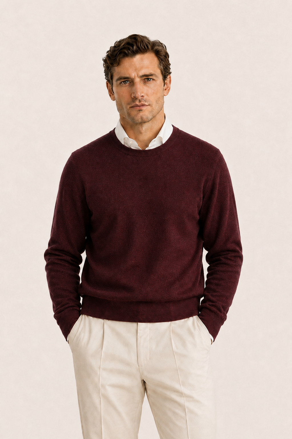 Averin Pullover Bordeaux